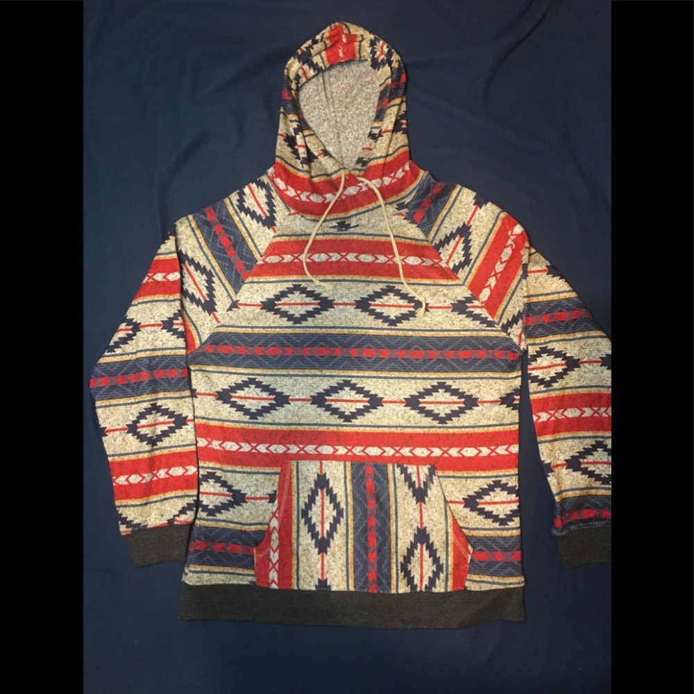 Men’s Aztec Southwestern Print Hoodie